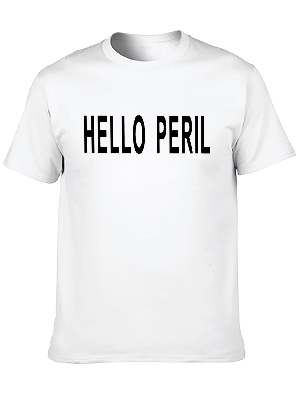 Hello Peril Black Graphic Tee