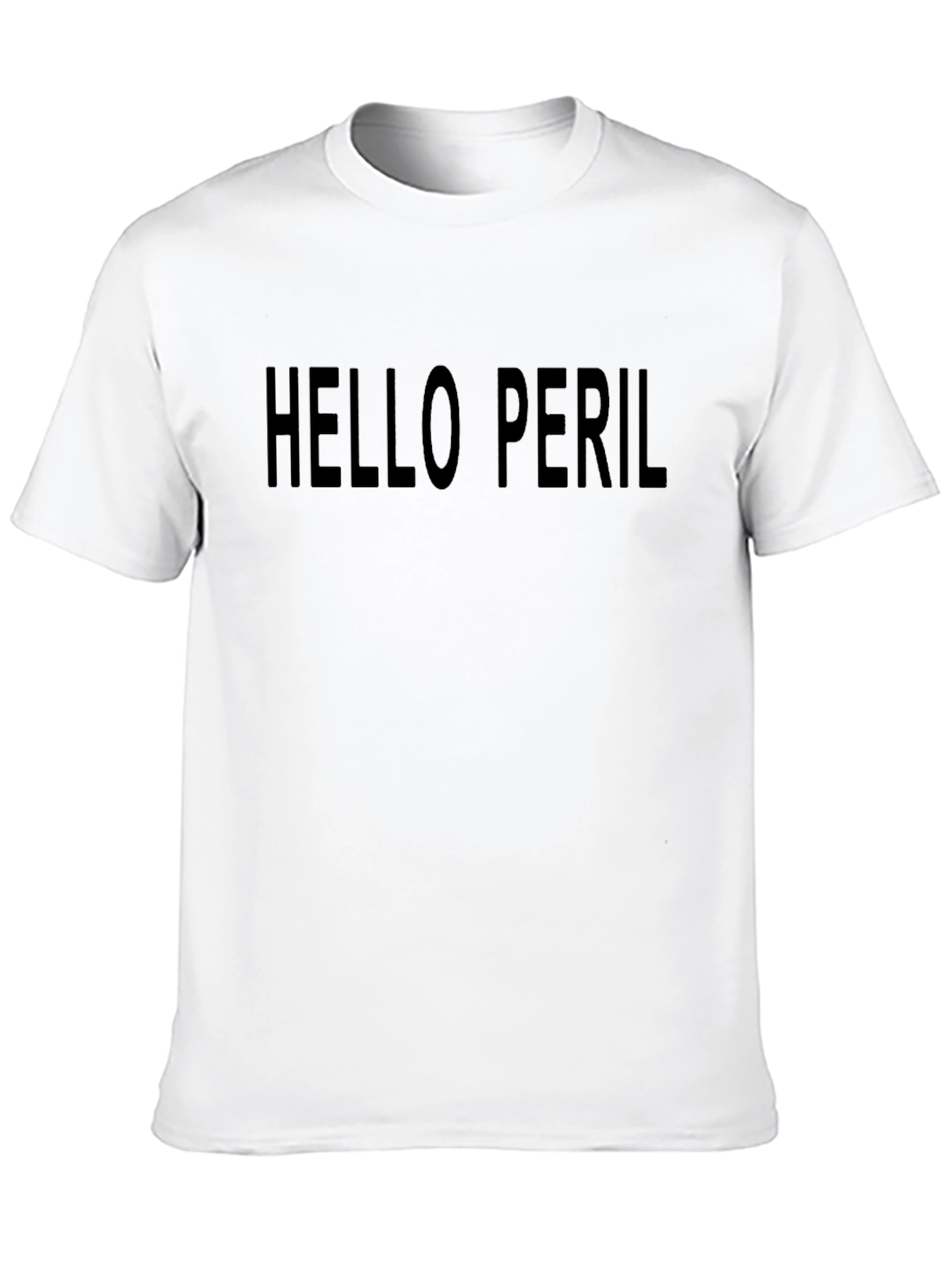 Hello Peril Black Graphic Tee