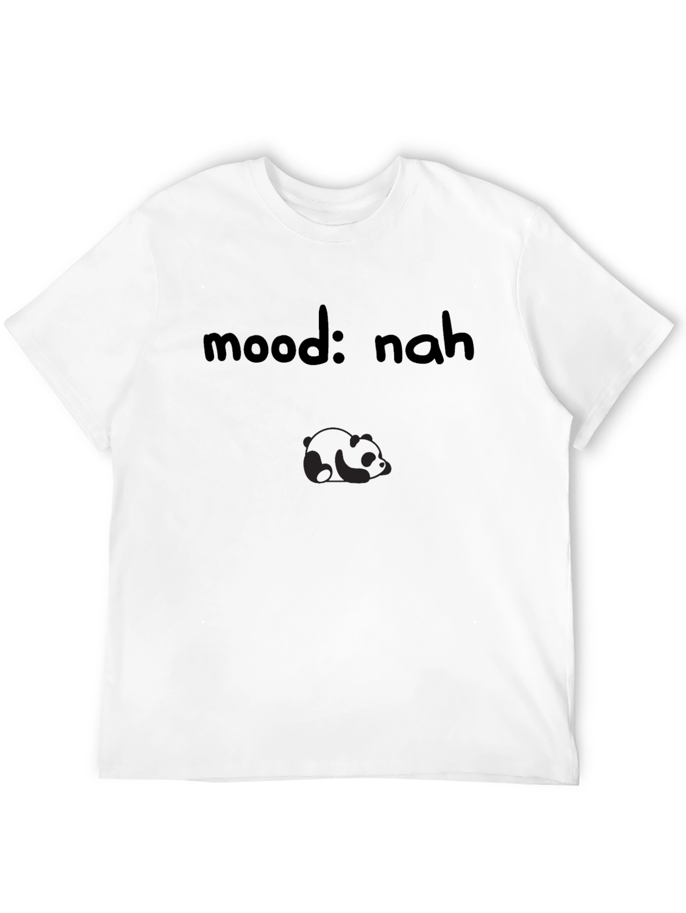 Mood: Nah Panda Graphic T-Shirt