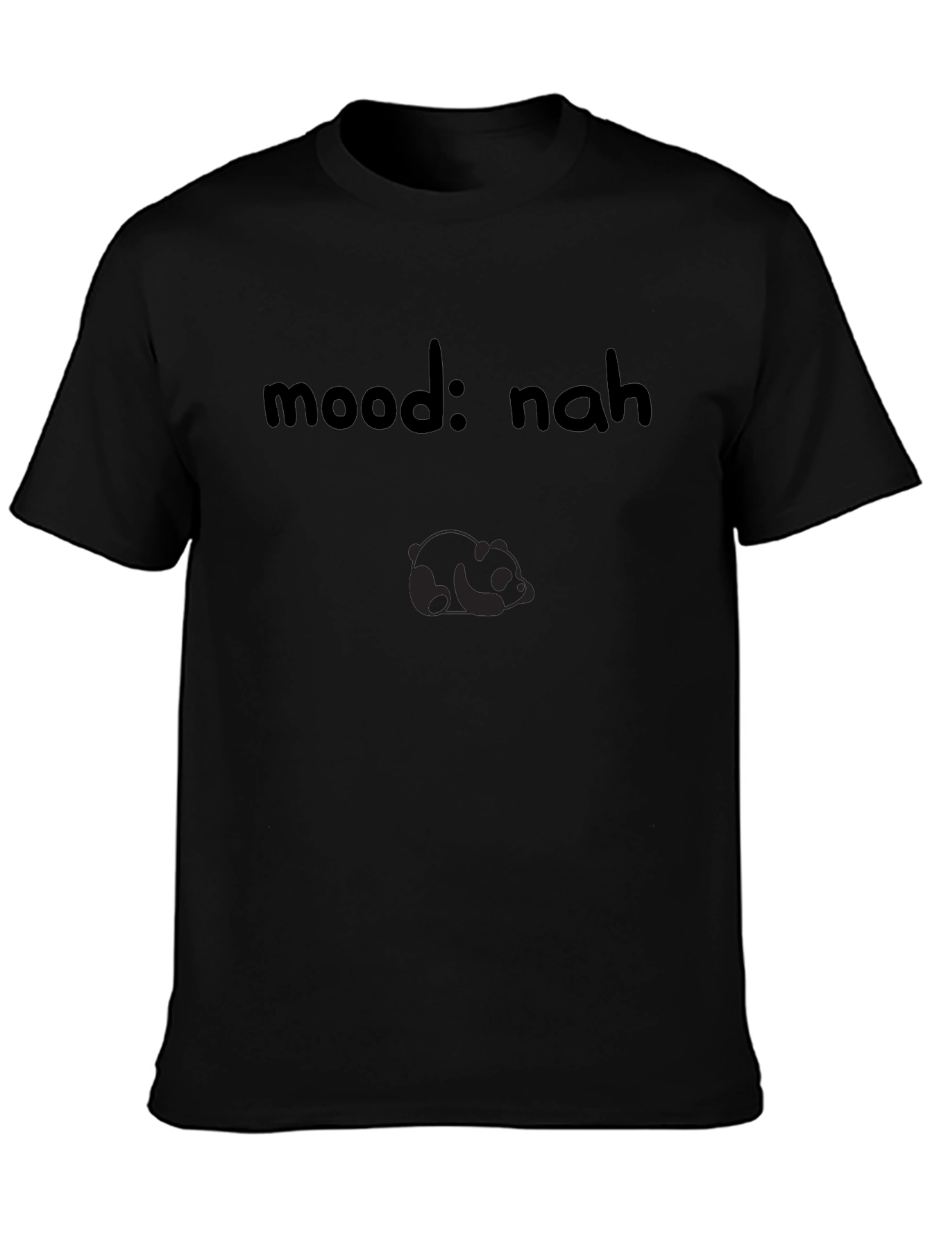 Mood: Nah Panda Graphic T-Shirt