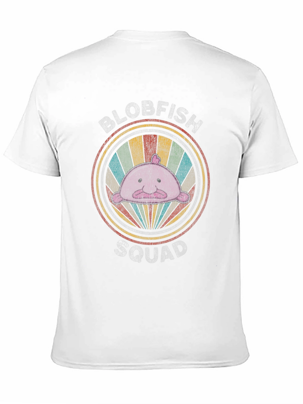 Blobfish Squad Graphic Tee - Retro Style