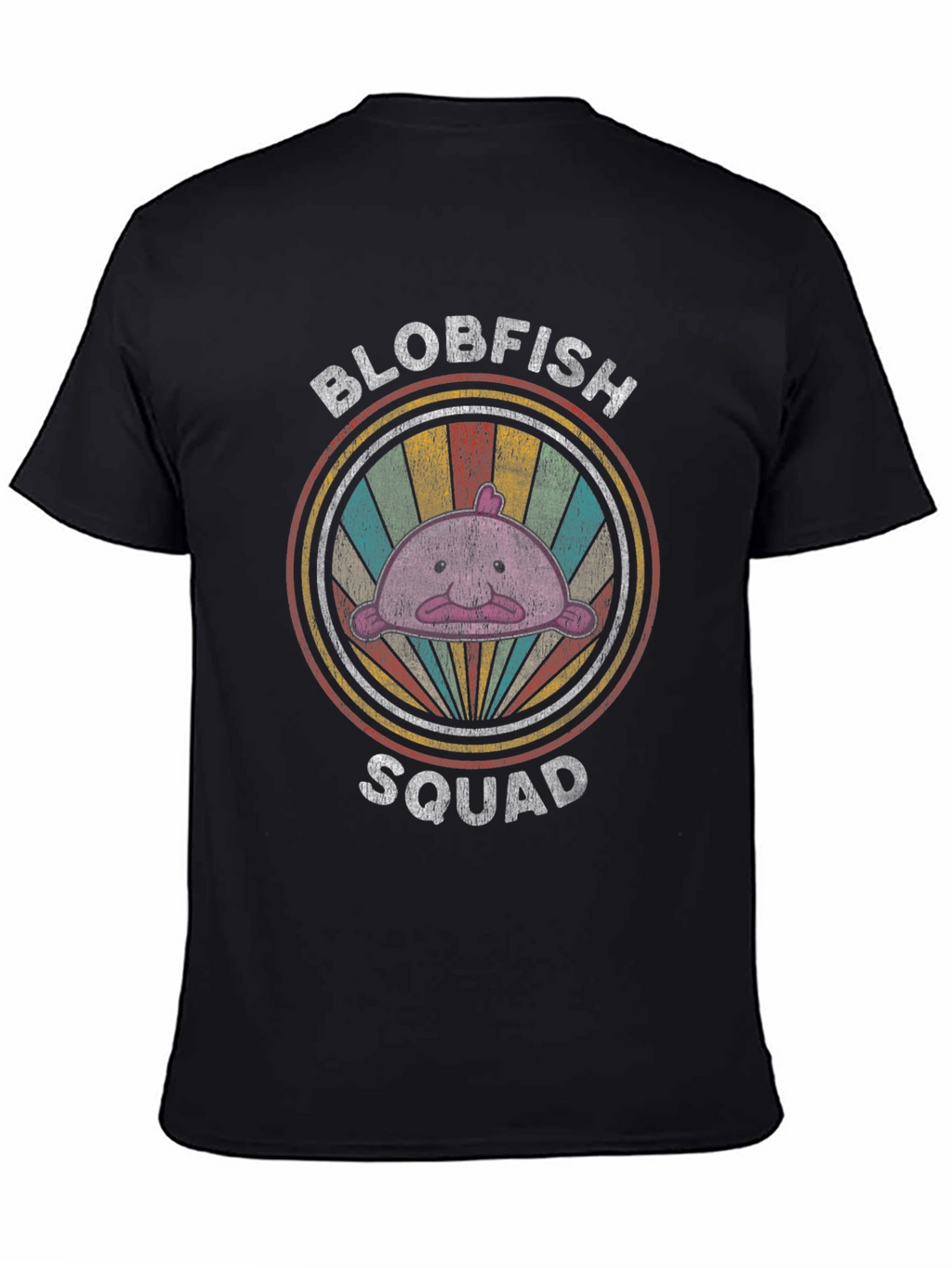 Blobfish Squad Graphic Tee - Retro Style