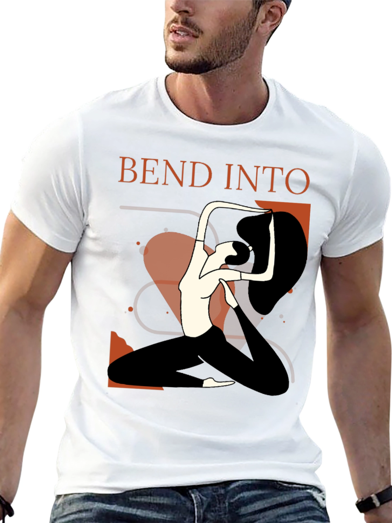 Bend Into Yoga Graphic T-Shirt