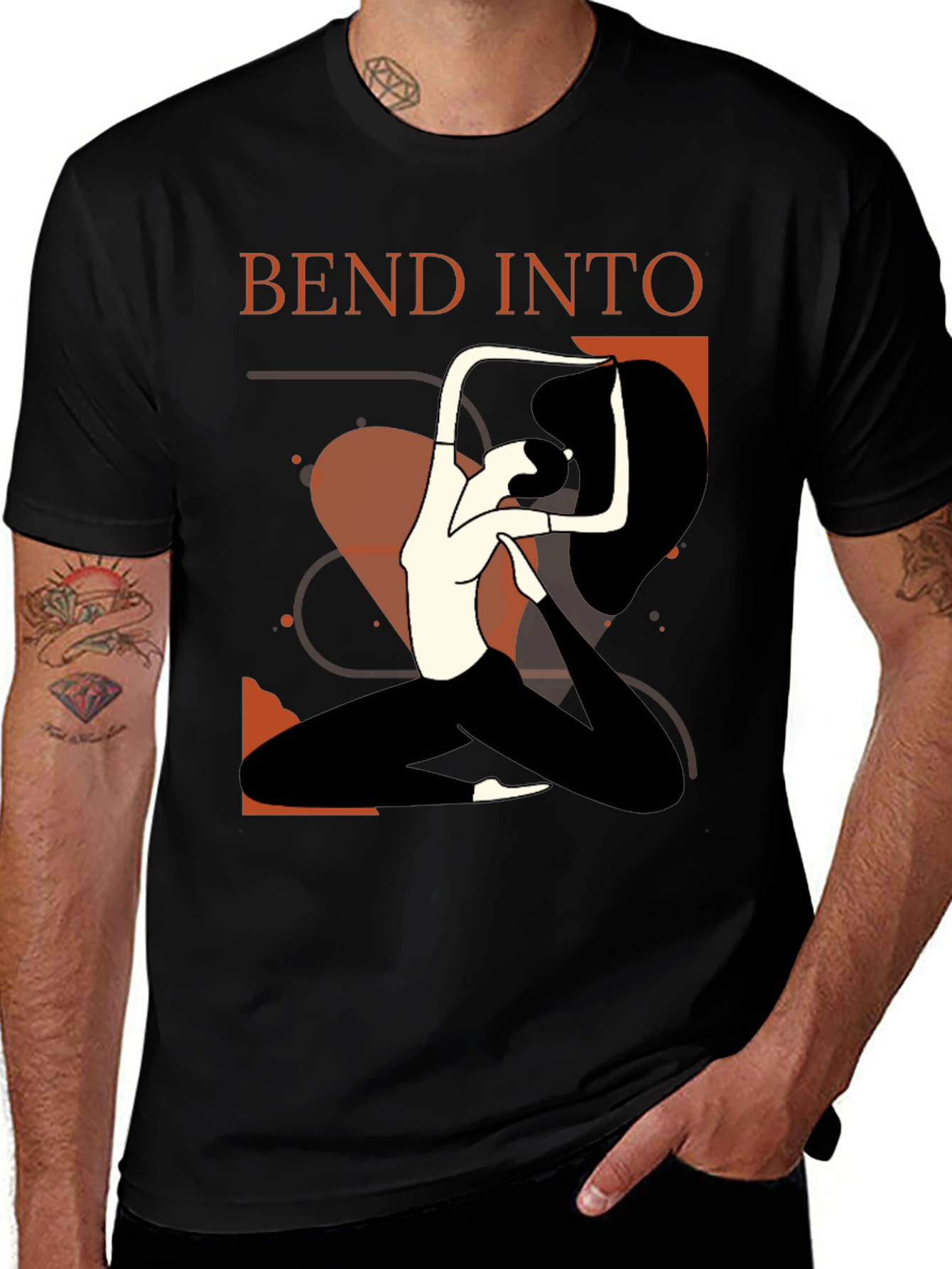 Bend Into Yoga Graphic T-Shirt