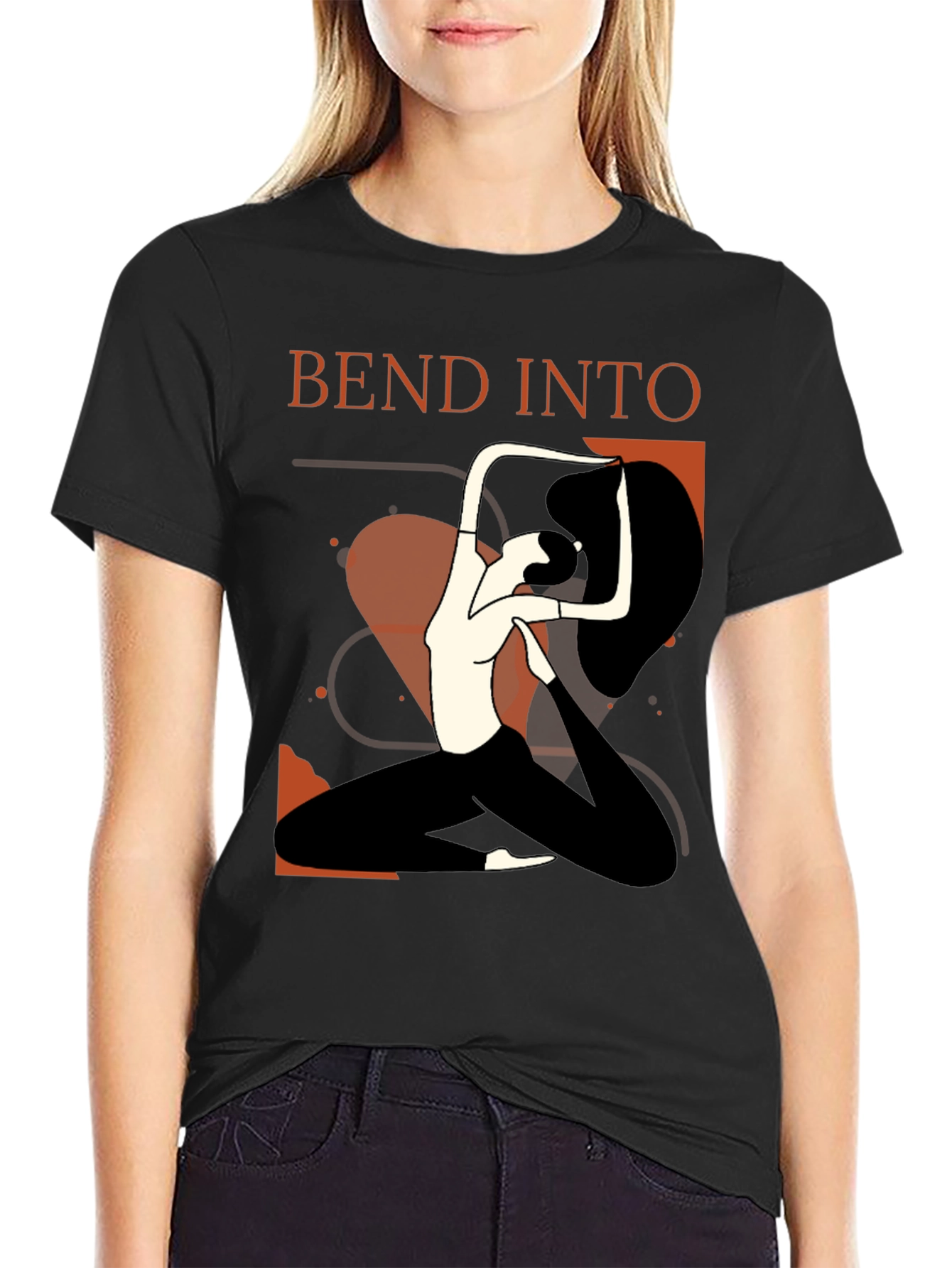 Bend Into Yoga Graphic T-Shirt