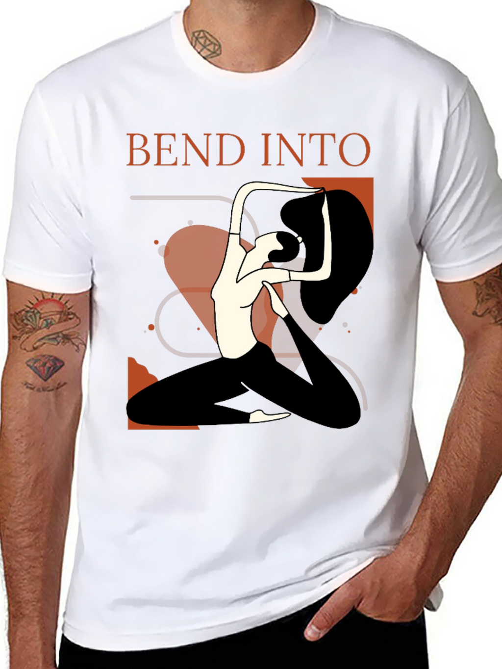 Bend Into Yoga Graphic T-Shirt