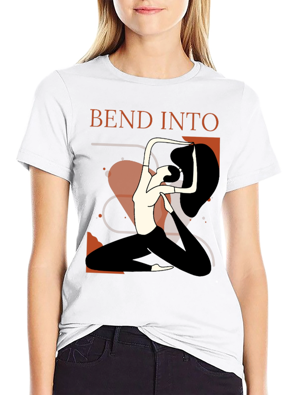 Bend Into Yoga Graphic T-Shirt