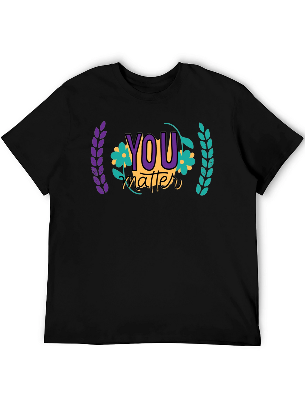You Matter Graphic Tee - Black