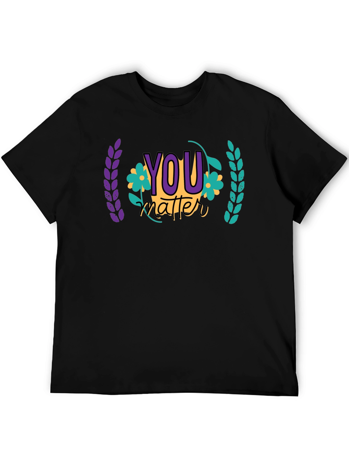 You Matter Graphic Tee - Black