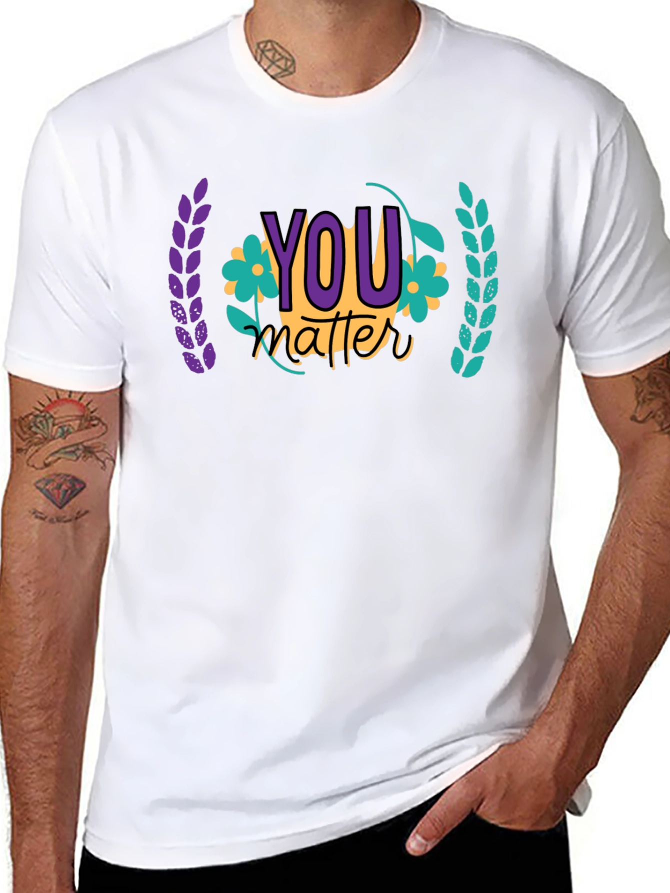You Matter Graphic Tee - Black