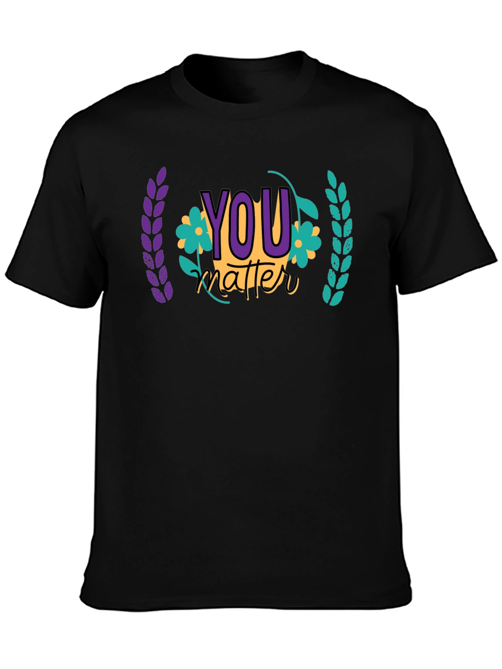 You Matter Graphic Tee - Black