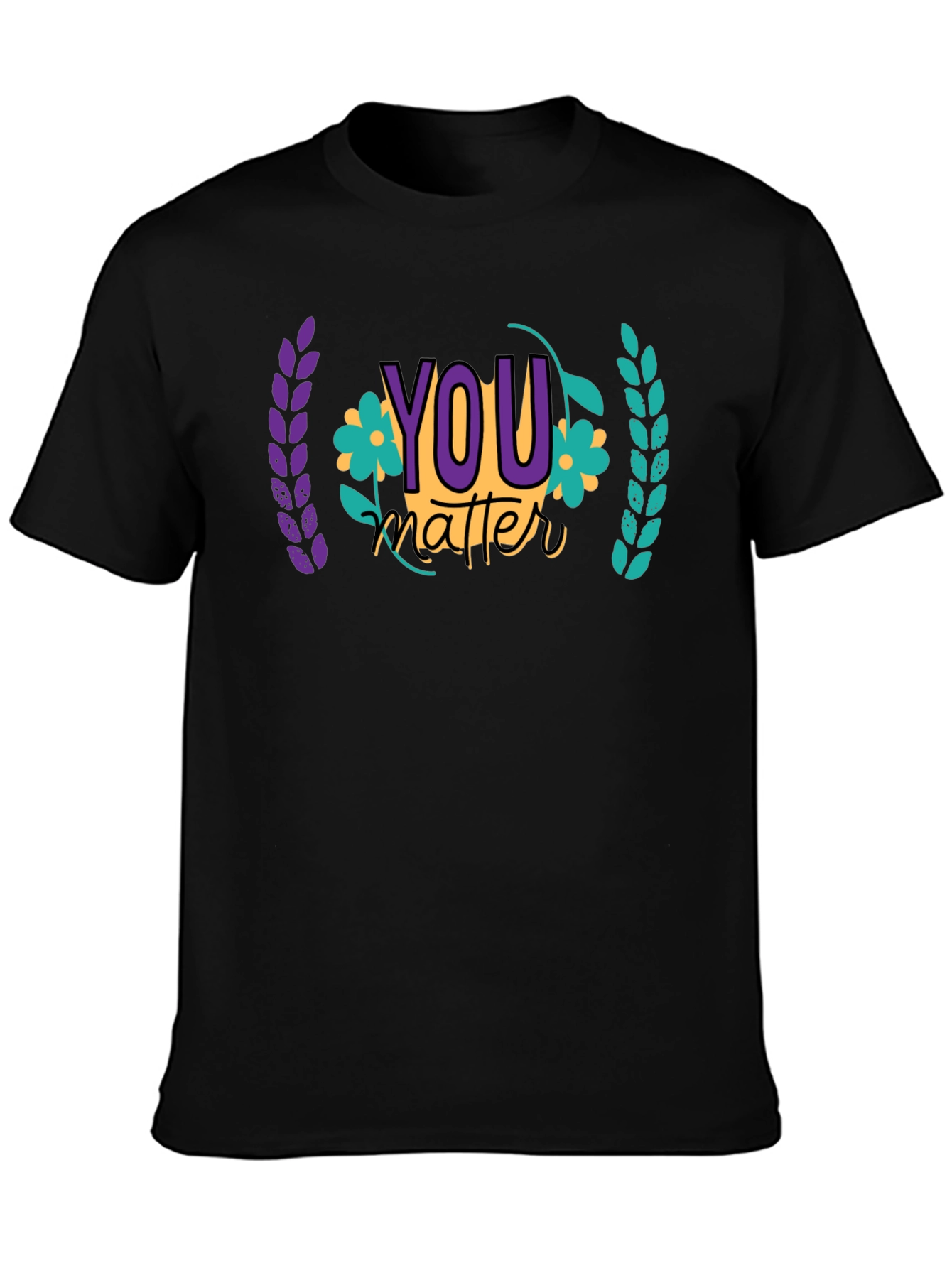 You Matter Graphic Tee - Black