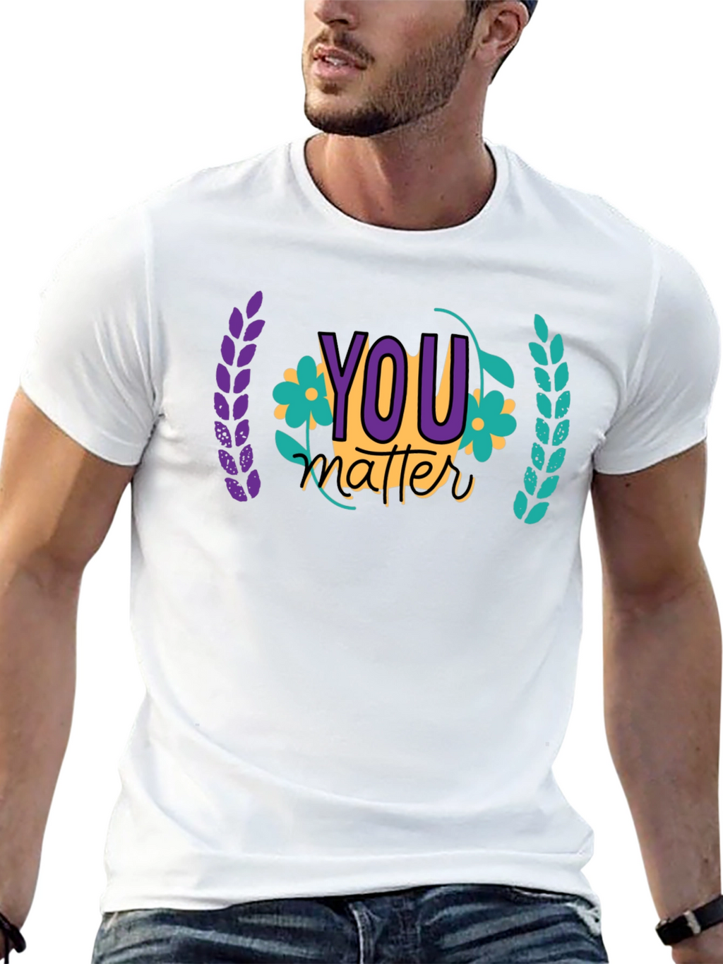 You Matter Graphic Tee - Black