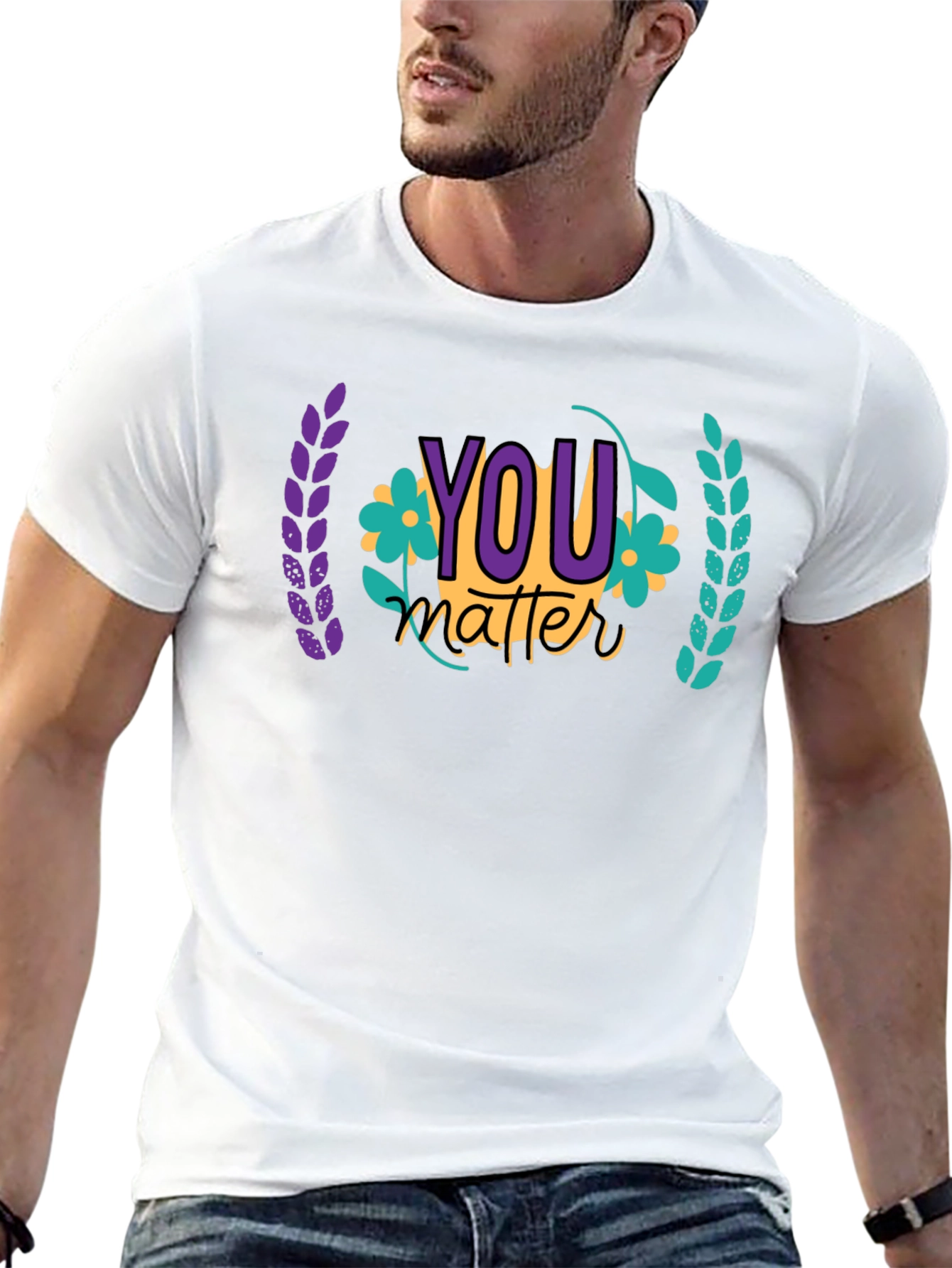 You Matter Graphic Tee - Black