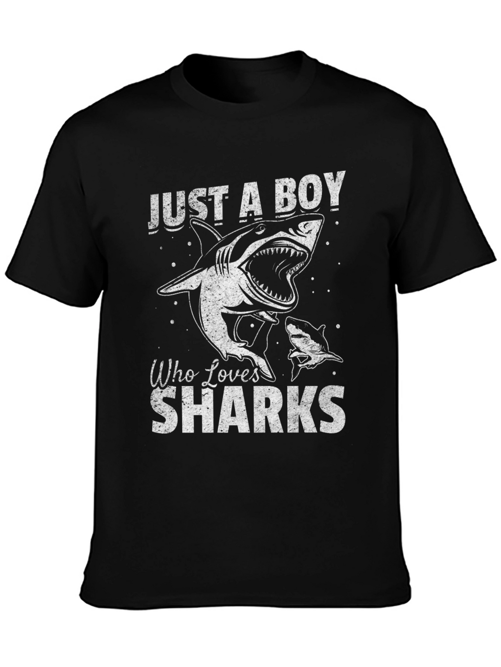 Just A Boy Who Loves Sharks T-Shirt