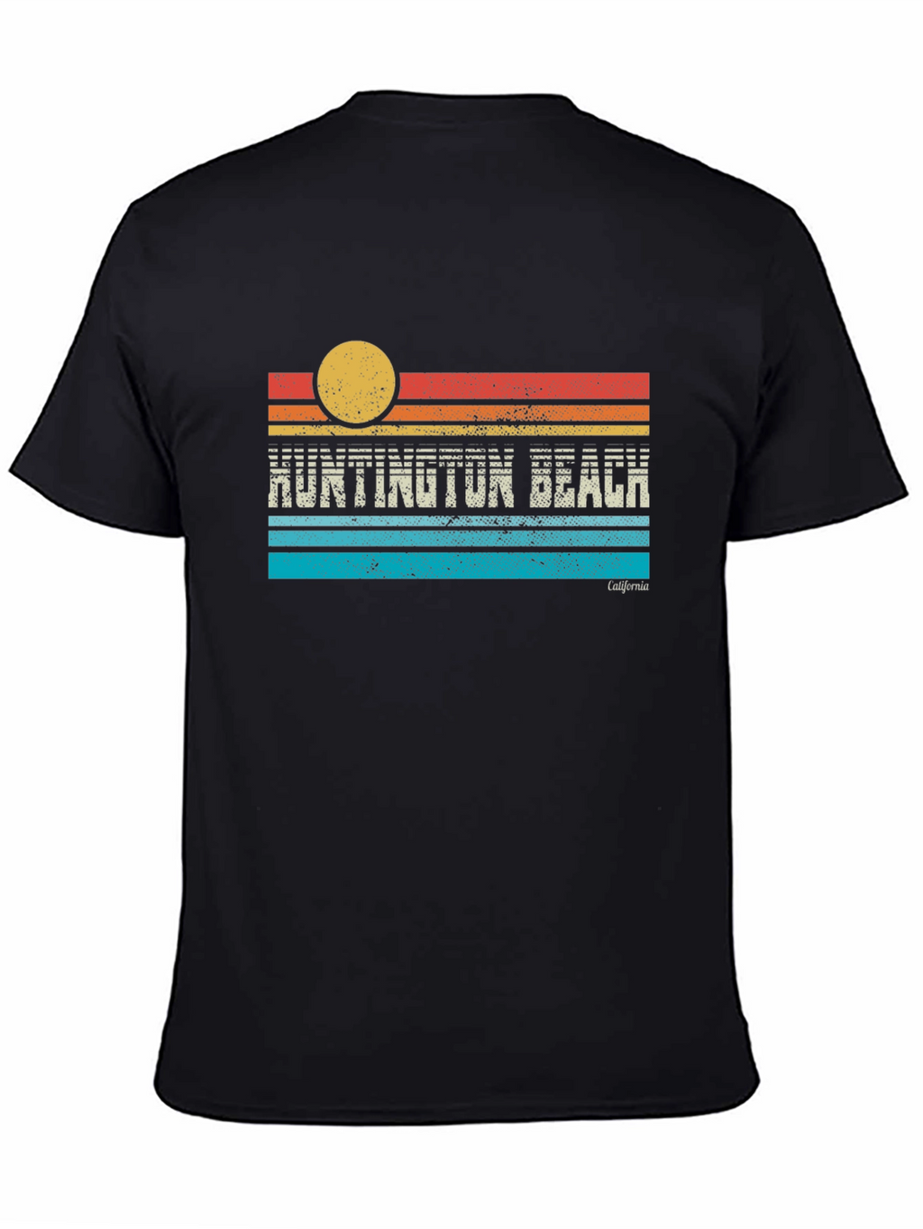 Retro Huntington Beach California Graphic Tee
