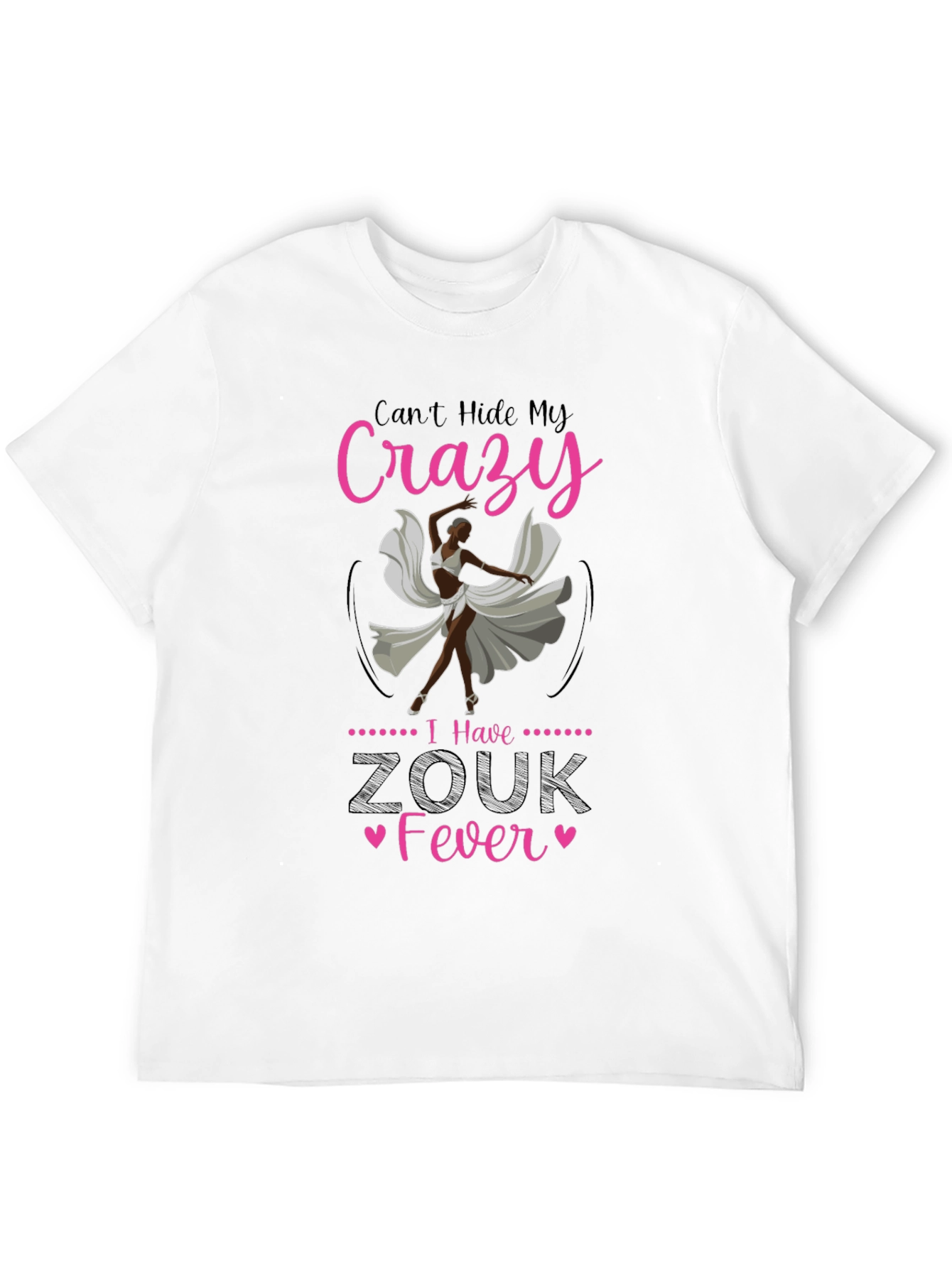 Zouk Fever T-Shirt - Crazy Dancer Design