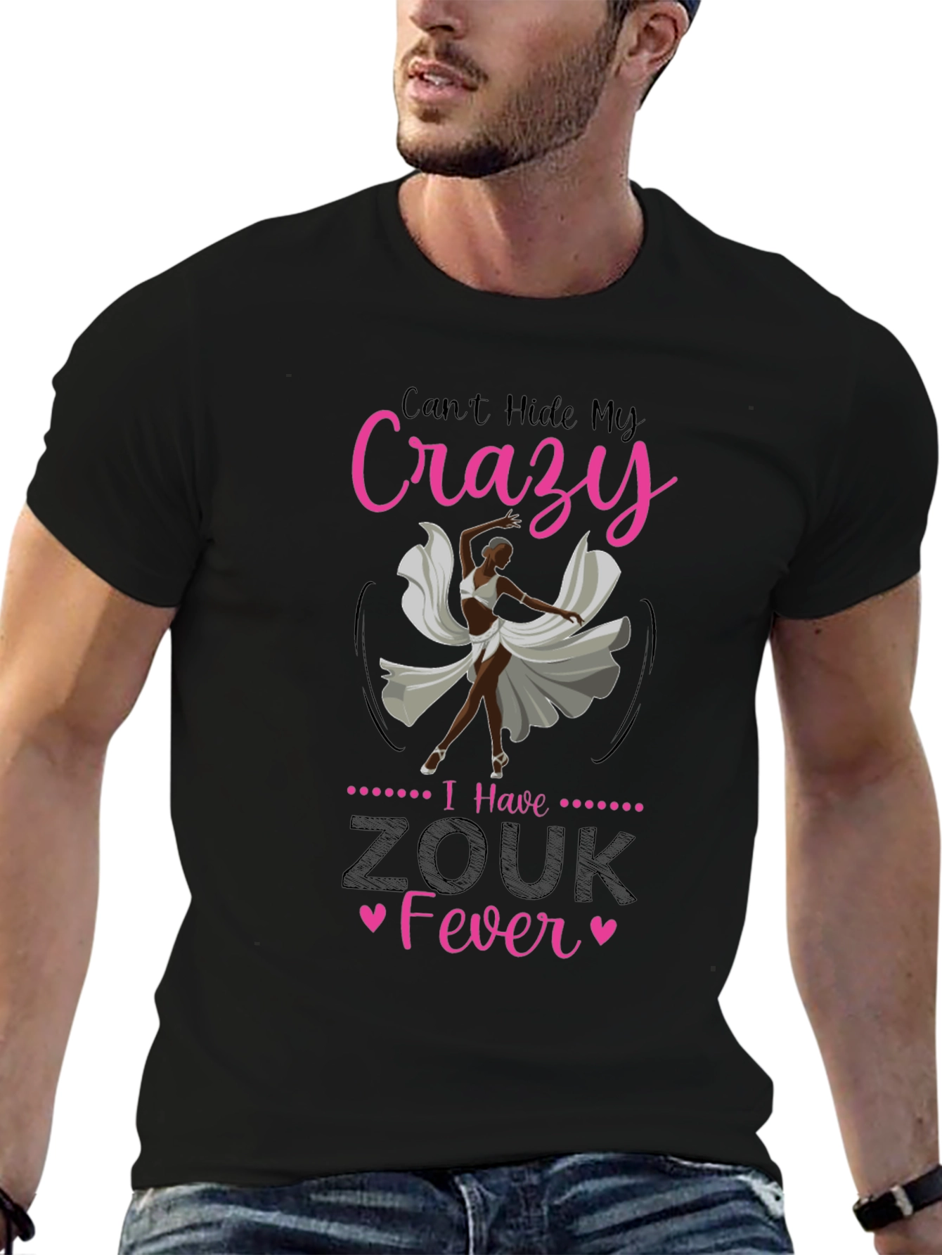 Zouk Fever T-Shirt - Crazy Dancer Design