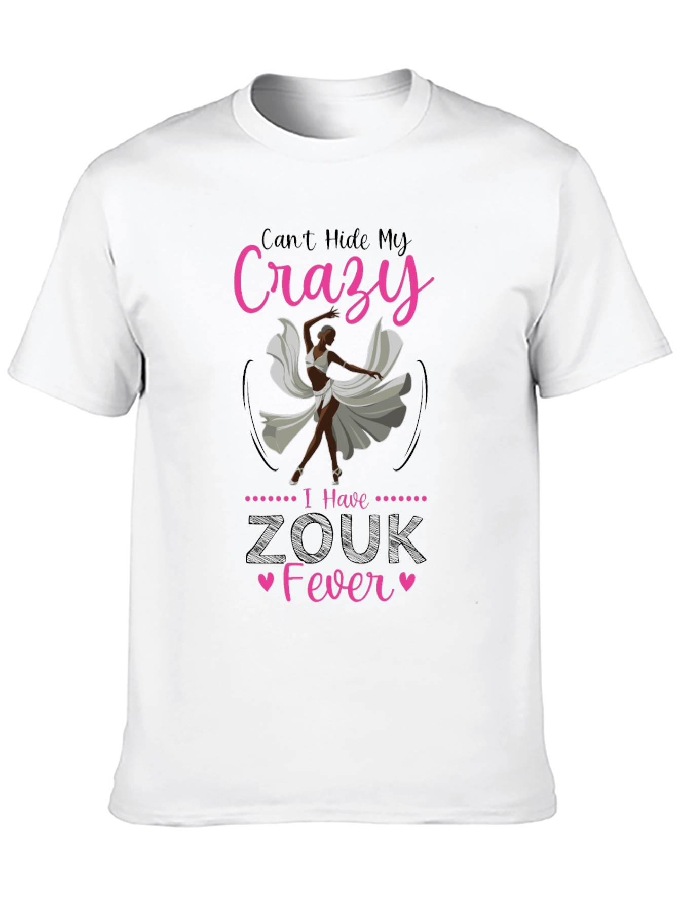 Zouk Fever T-Shirt - Crazy Dancer Design