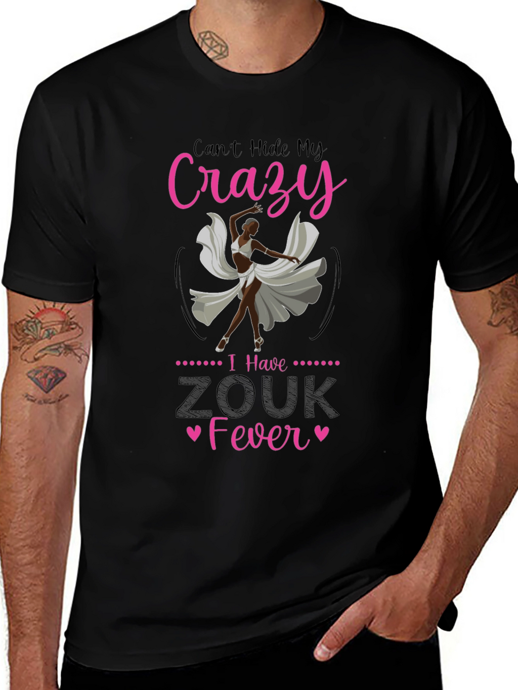 Zouk Fever T-Shirt - Crazy Dancer Design