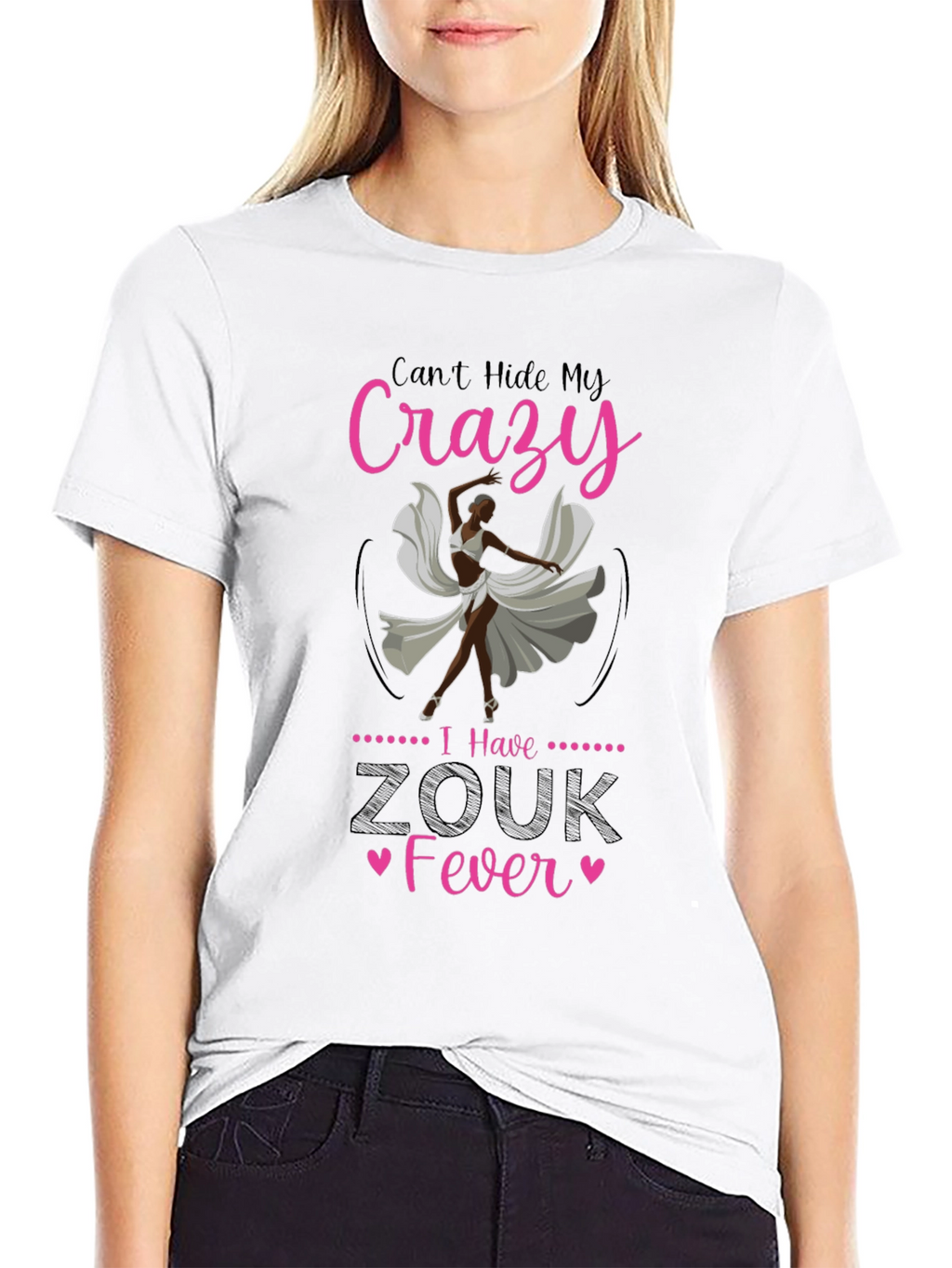 Zouk Fever T-Shirt - Crazy Dancer Design