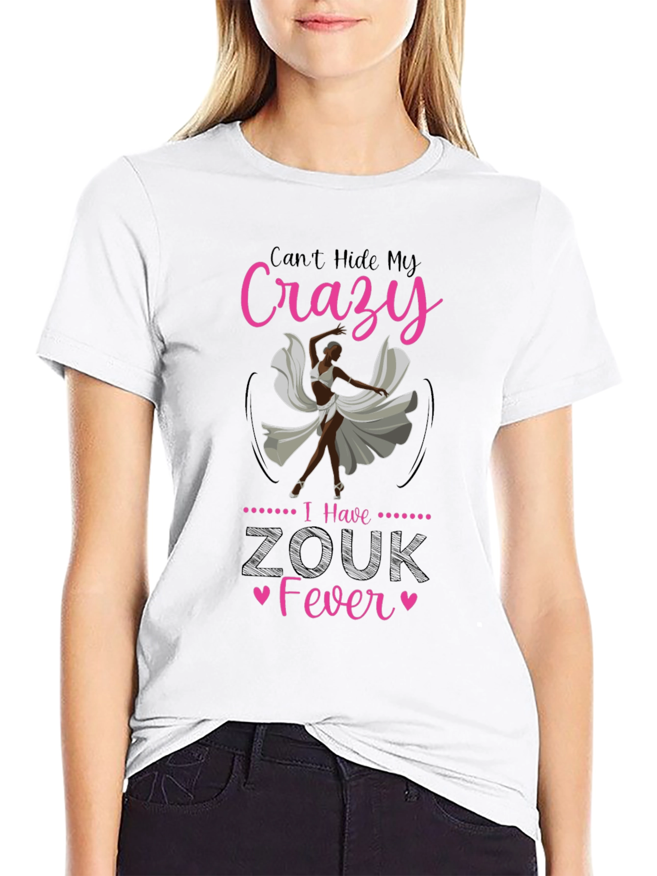 Zouk Fever T-Shirt - Crazy Dancer Design