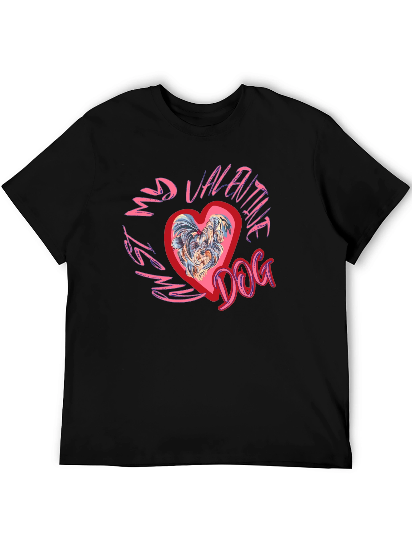 My Valentine Dog T-Shirt - Cute Heart Puppy Tee