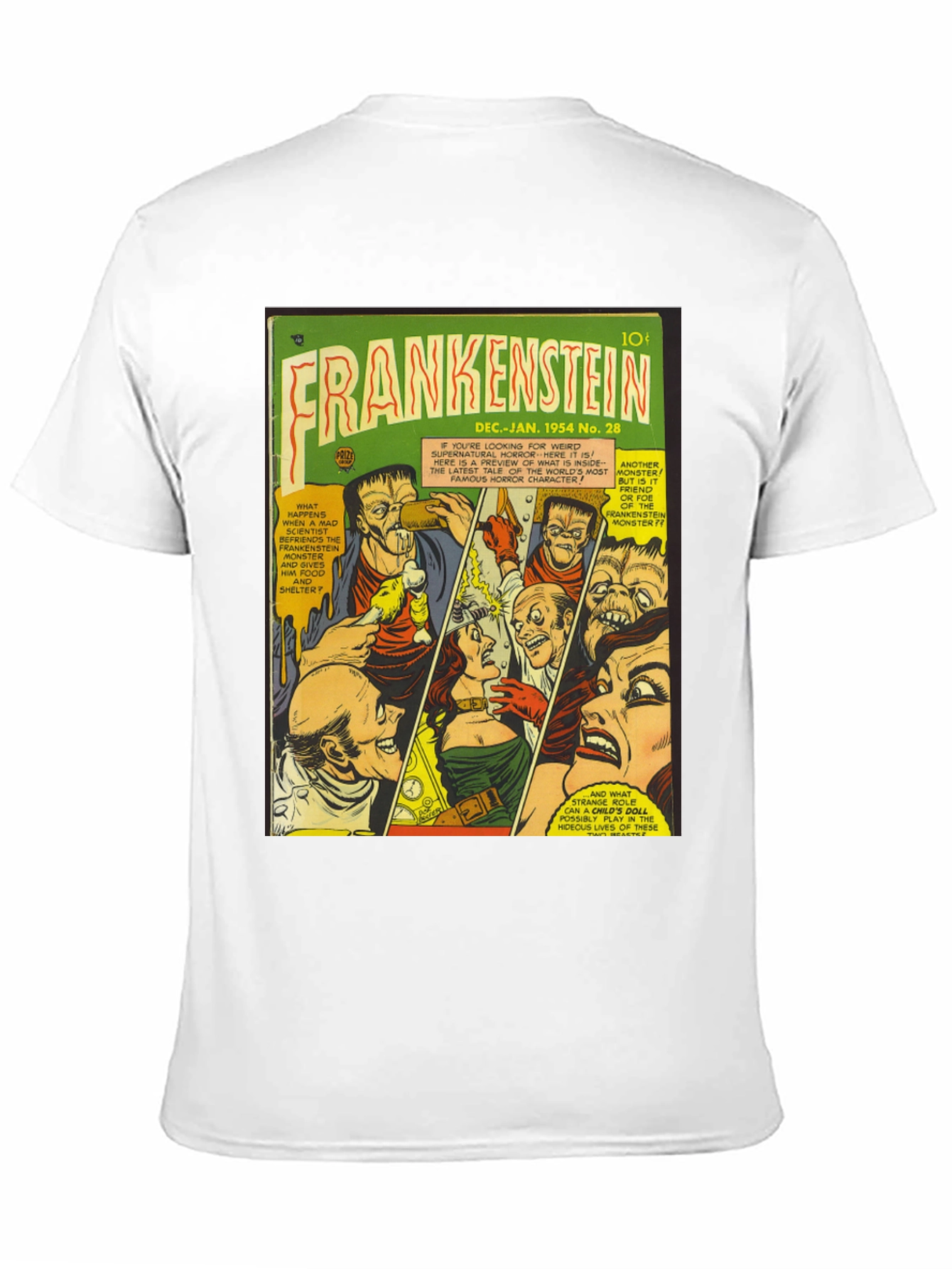 Frankenstein Comic Book Cover T-Shirt
