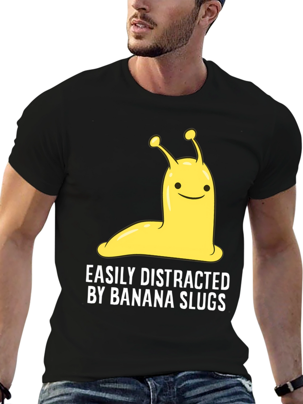 Banana Slug Tee - Easily Distracted Funny T-Shirt