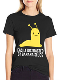 Banana Slug Tee - Easily Distracted Funny T-Shirt