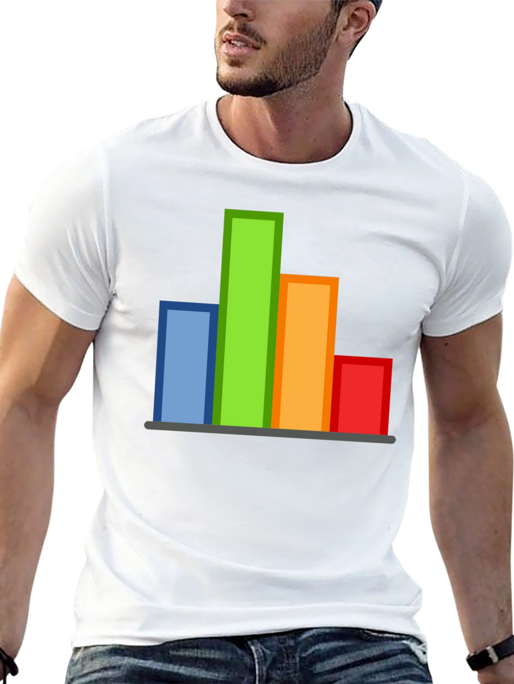 Data Bar Graph T-Shirt - Geeky Graphic Tee