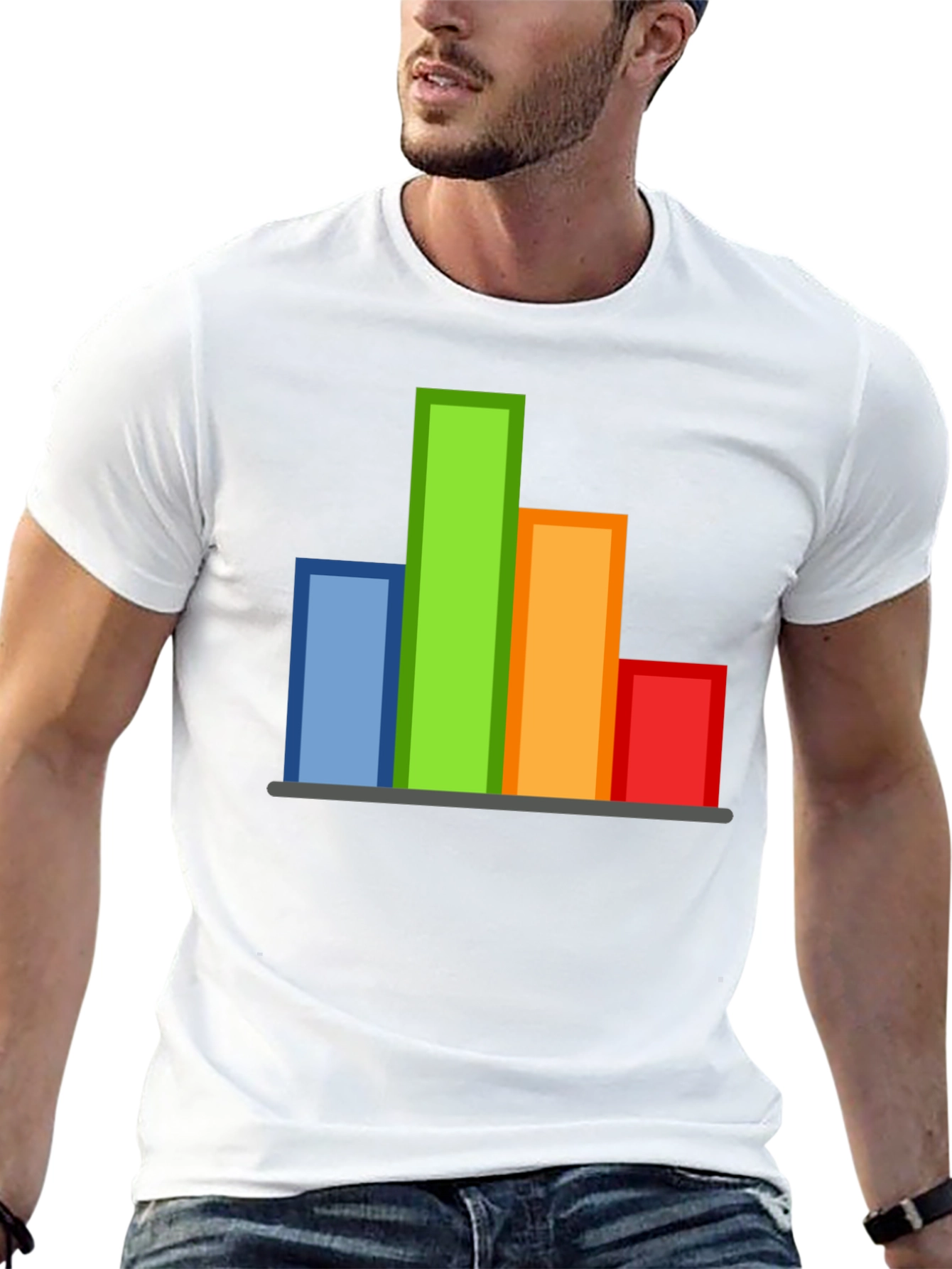 Data Bar Graph T-Shirt - Geeky Graphic Tee