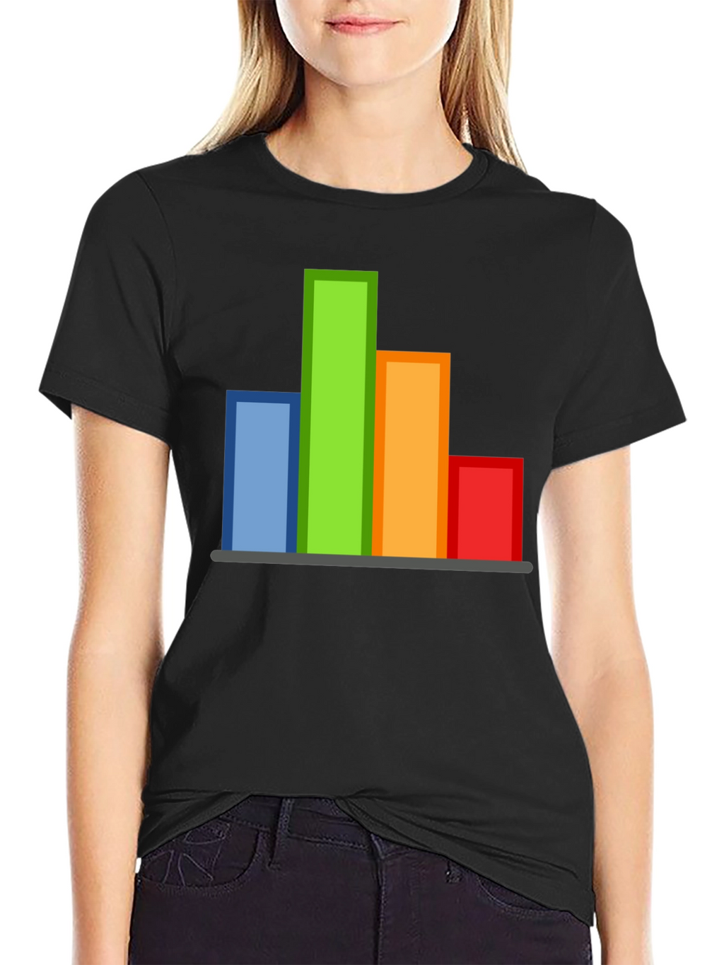 Data Bar Graph T-Shirt - Geeky Graphic Tee
