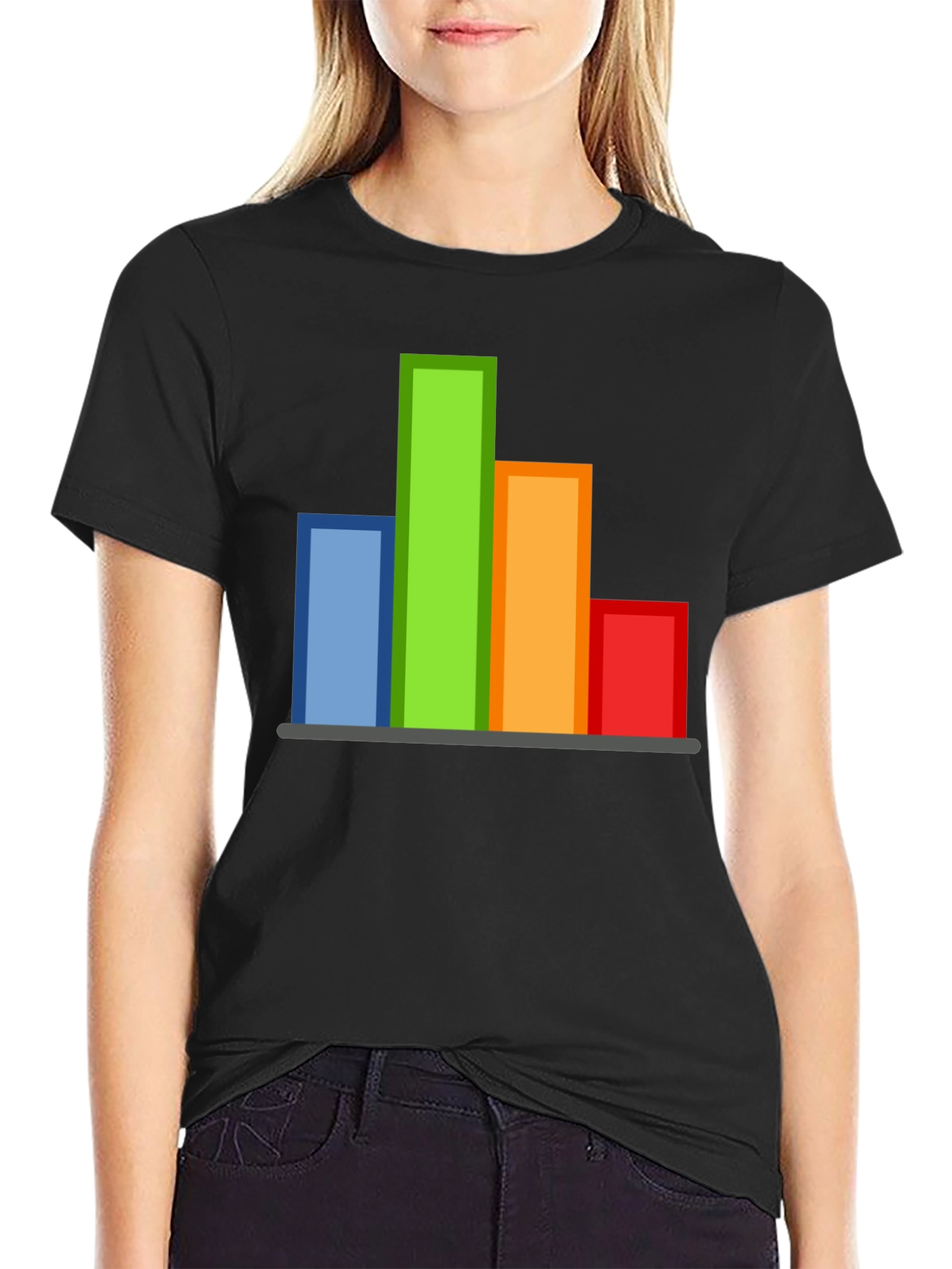 Data Bar Graph T-Shirt - Geeky Graphic Tee