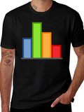 Data Bar Graph T-Shirt - Geeky Graphic Tee