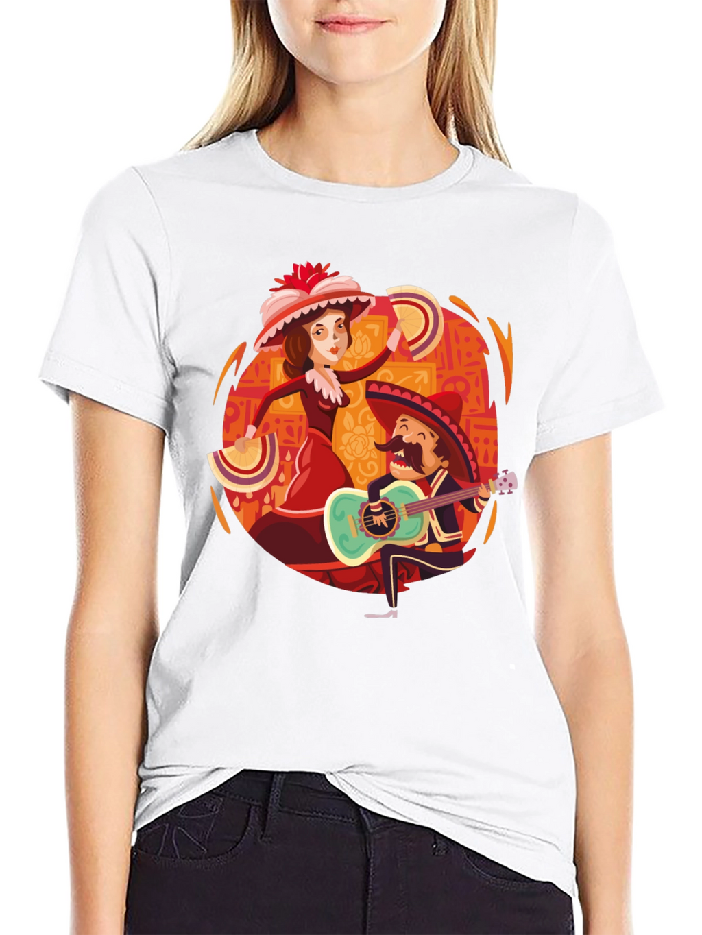 Day of the Dead Tee: Mariachi & Dancer