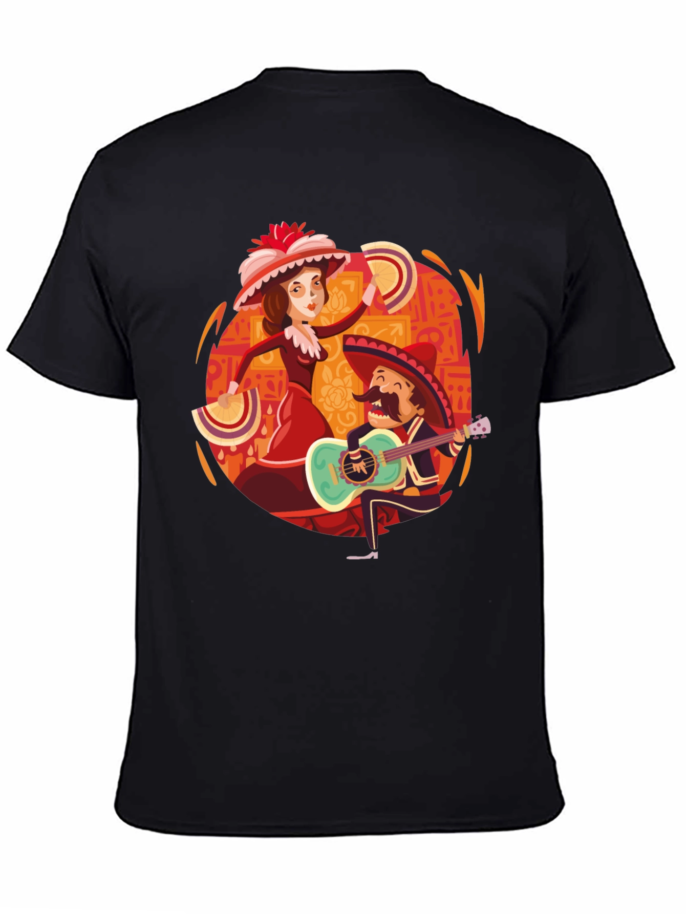 Day of the Dead Tee: Mariachi & Dancer