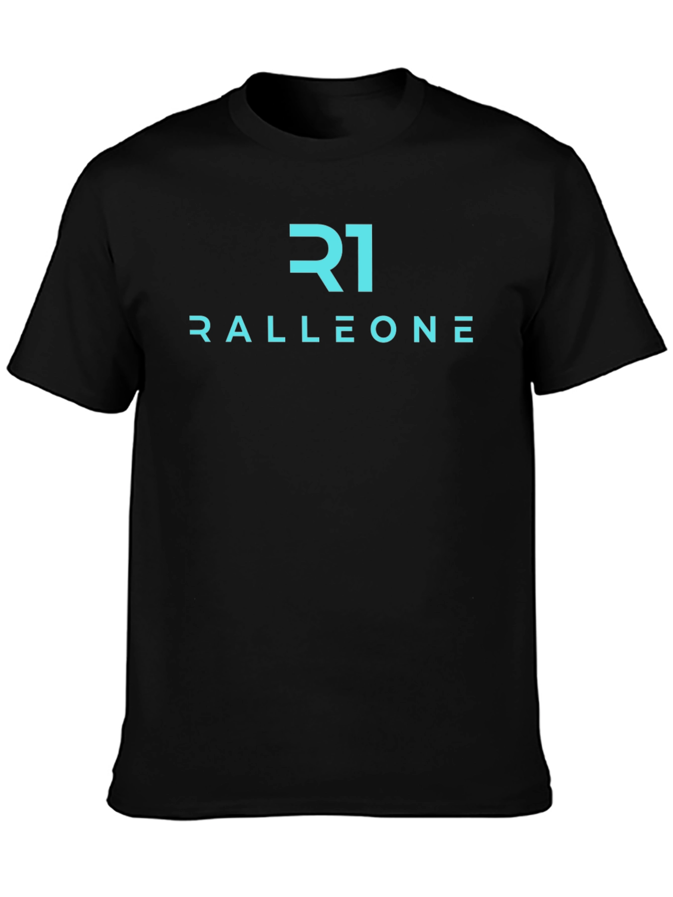 Ralleone R1 Graphic Tee - Modern Black T-Shirt