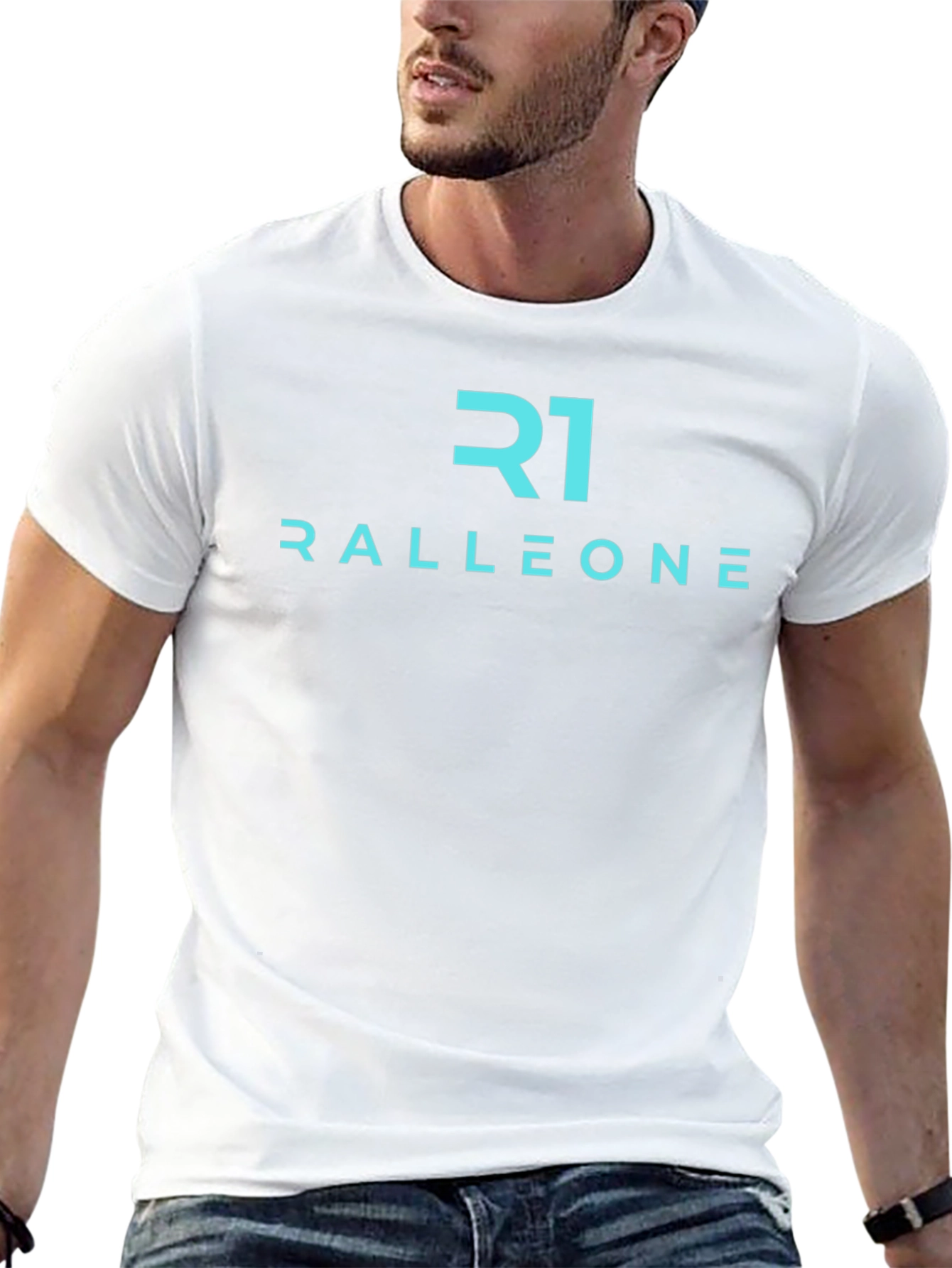 Ralleone R1 Graphic Tee - Modern Black T-Shirt