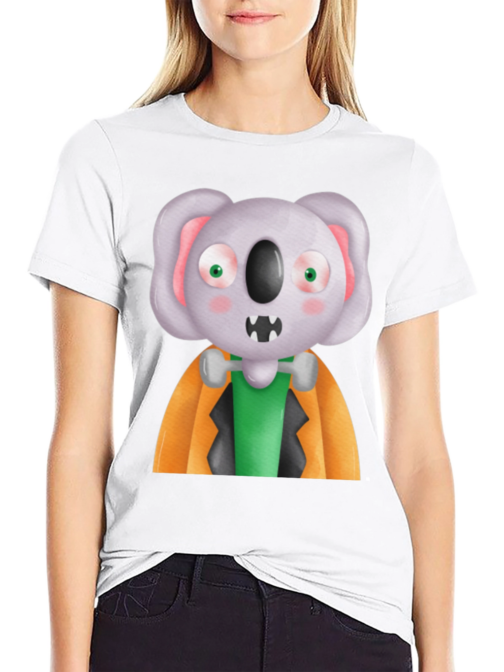 Koala Vampire T-Shirt - Spooky Cute Halloween Tee