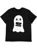 Scared Ghost T-Shirt - Halloween Fun