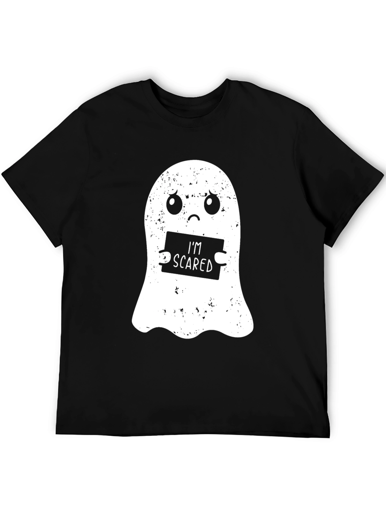 Scared Ghost T-Shirt - Halloween Fun