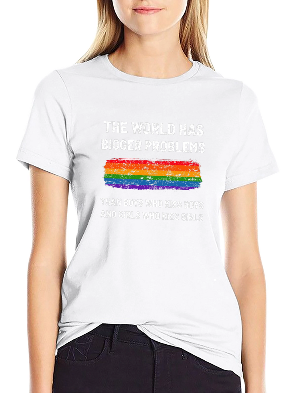 LGBT Pride T-Shirt - Bigger Problems Design