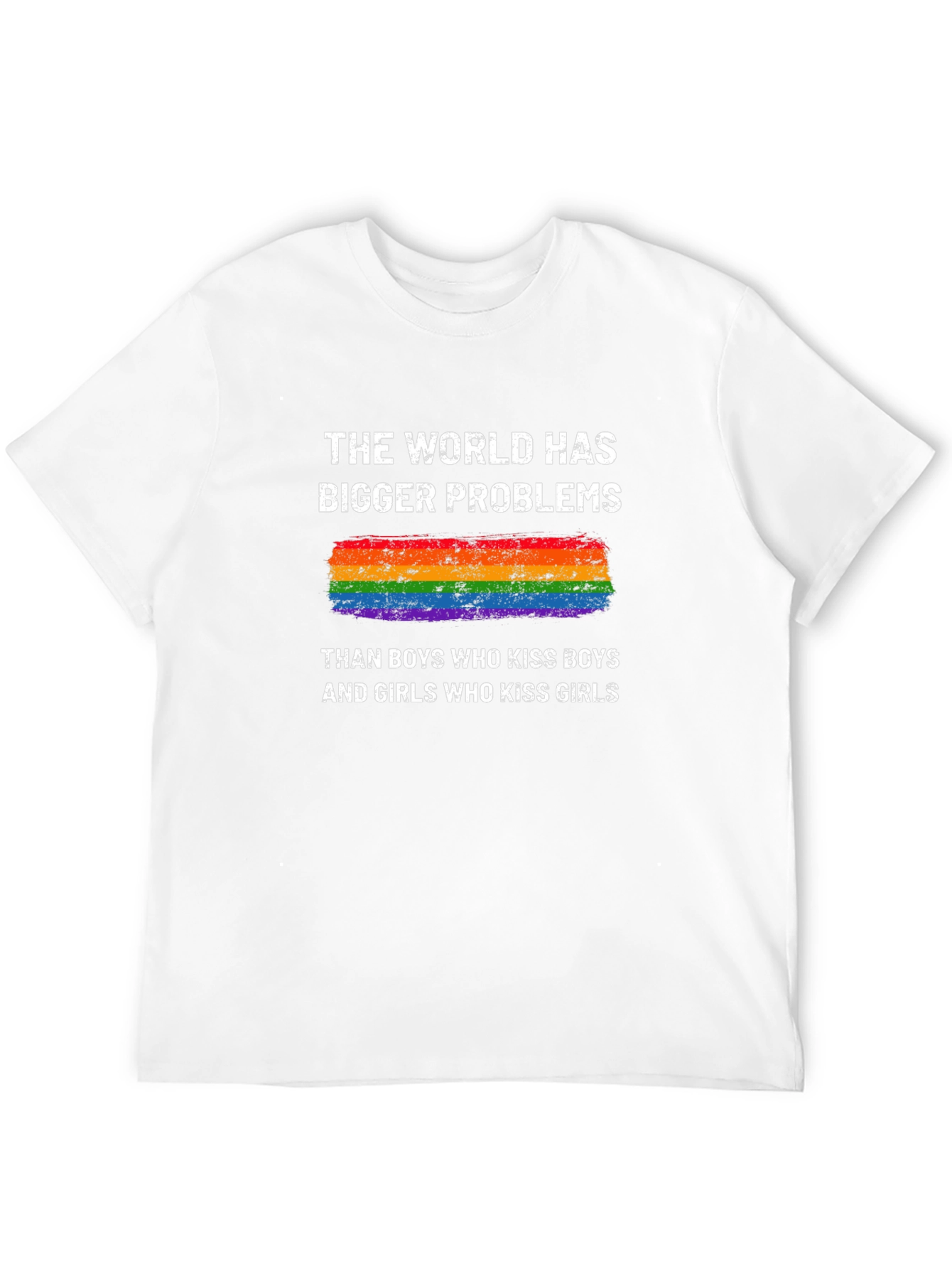 LGBT Pride T-Shirt - Bigger Problems Design
