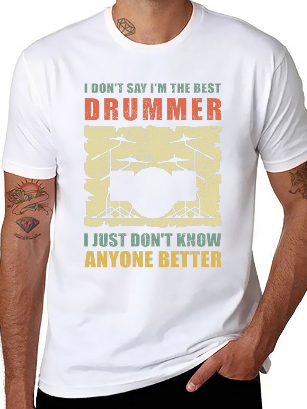 Best Drummer Graphic Tee