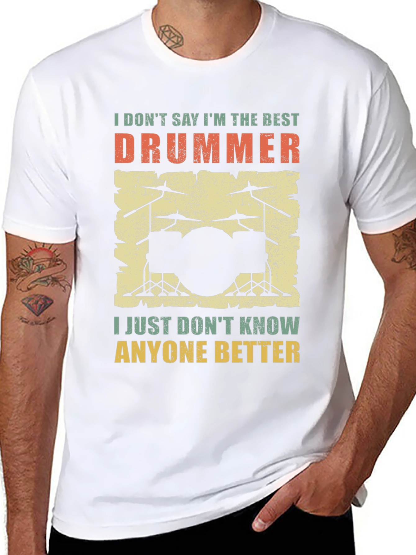 Best Drummer Graphic Tee