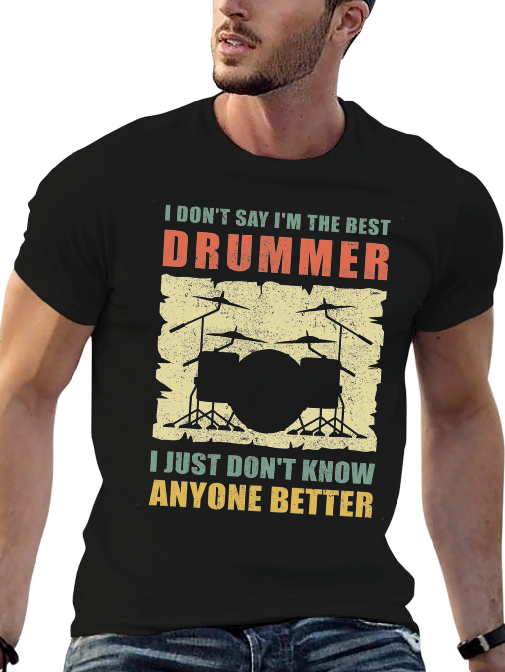 Best Drummer Graphic Tee