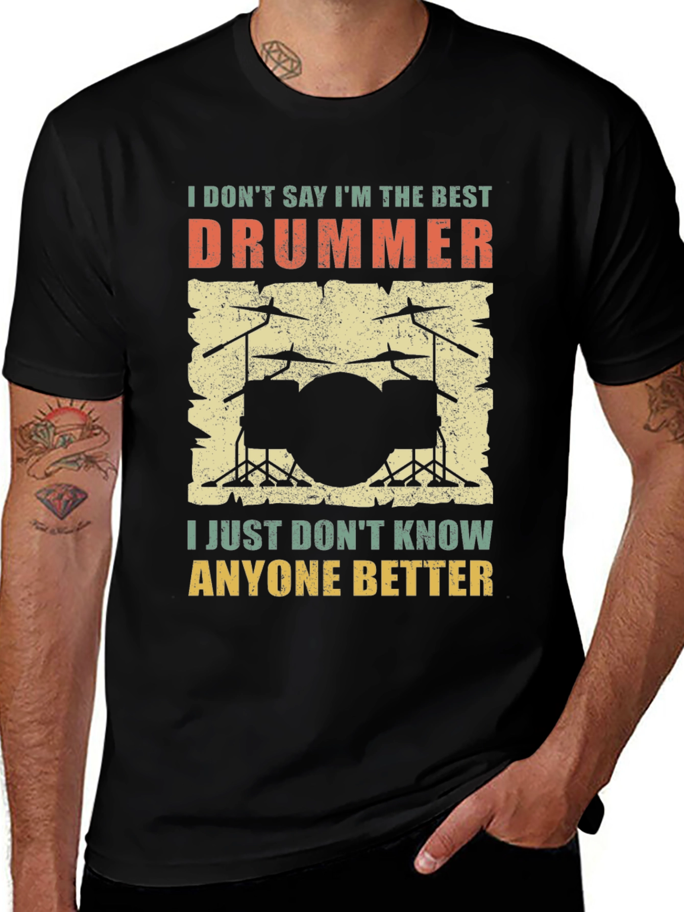 Best Drummer Graphic Tee