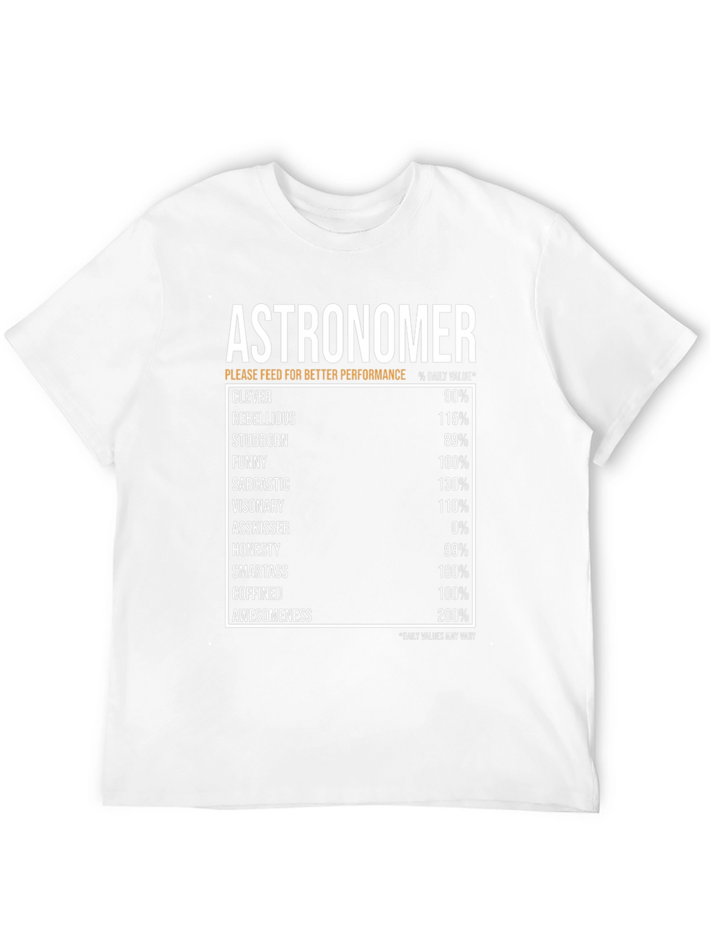 Astronomer Daily Value T-Shirt
