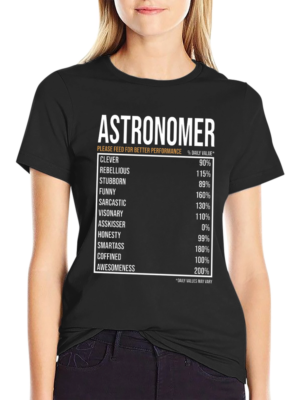 Astronomer Daily Value T-Shirt